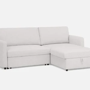 JANICE — Modern interchangeable storage sectional sofa-bed (87-17-27-95)
