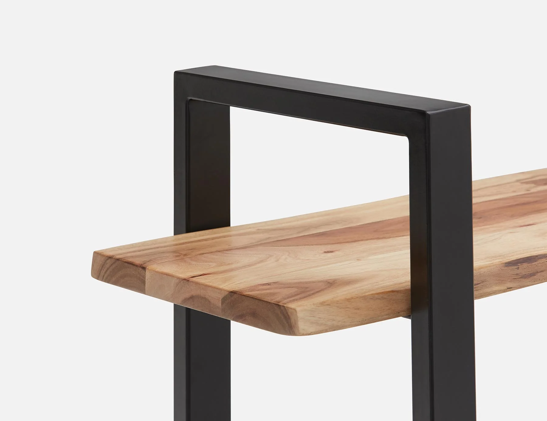 RENO — Acacia wood 3-tier bookcase - Image 3