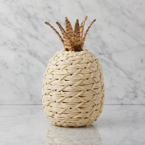 JOEY — Decorative straw pineapple 37 cm