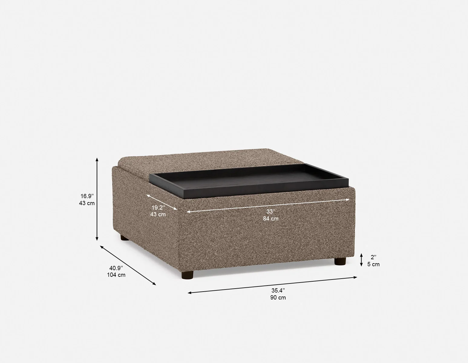 OLISA — Contemporary coffee table ottoman (70-56-70-52-D) - Image 11