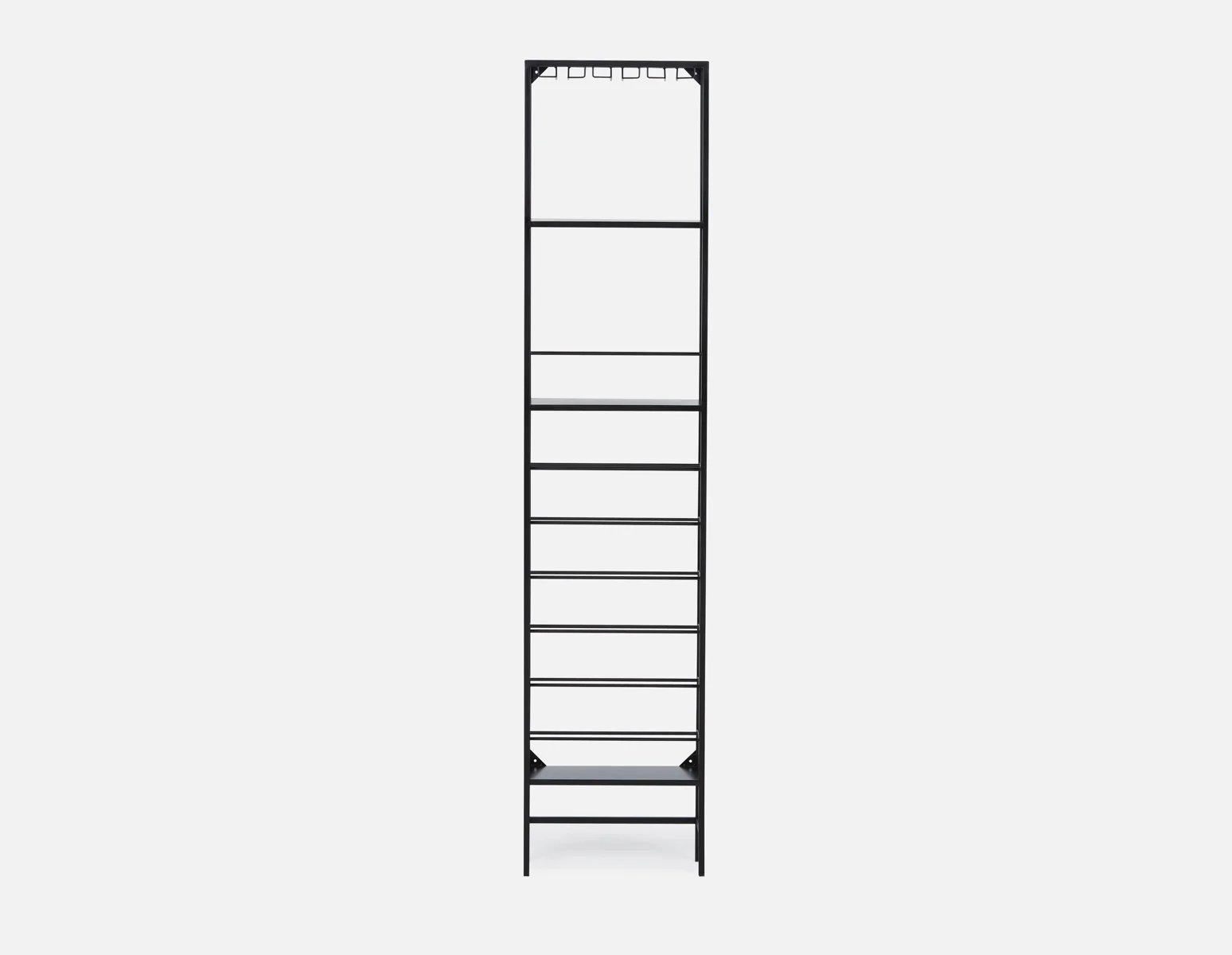 JAZZ — Contemporary metal wine rack 40x180cm - Image 3