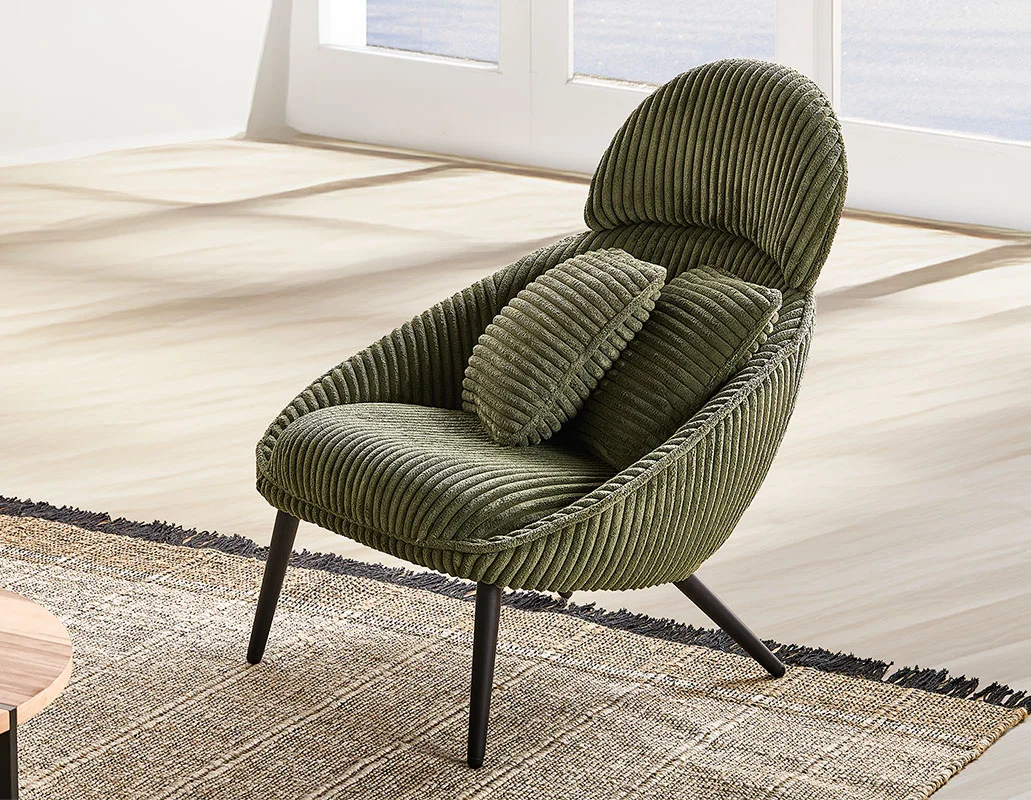 HERMAN — Corduroy accent chair (87-38-04-70) - Image 12