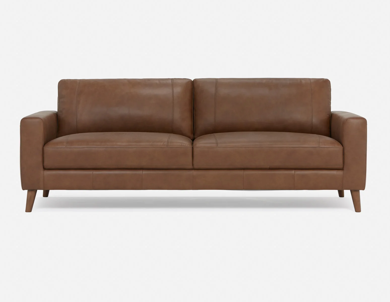 AMARI — 100% leather classic 3-seater sofa (30-26-64-67) - Image 2