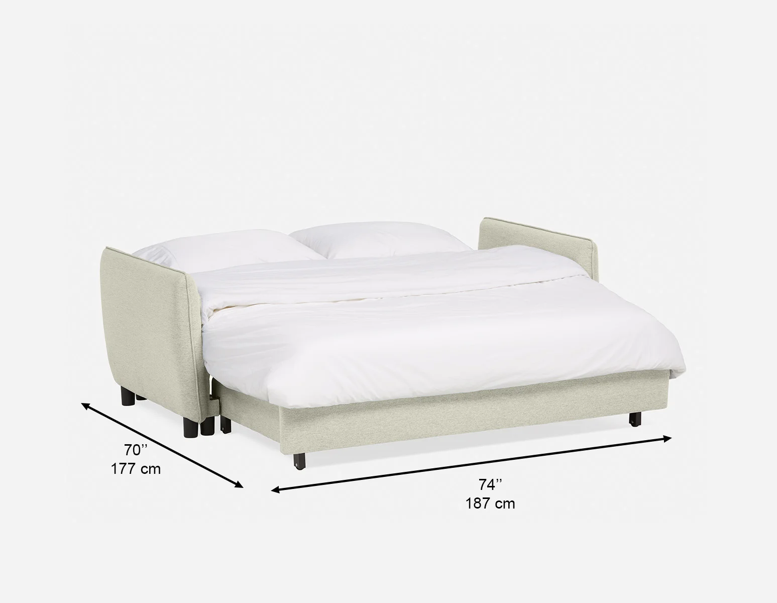 VERONIQUE — Contemporary sofa-bed (49-83-84-95) - Image 15