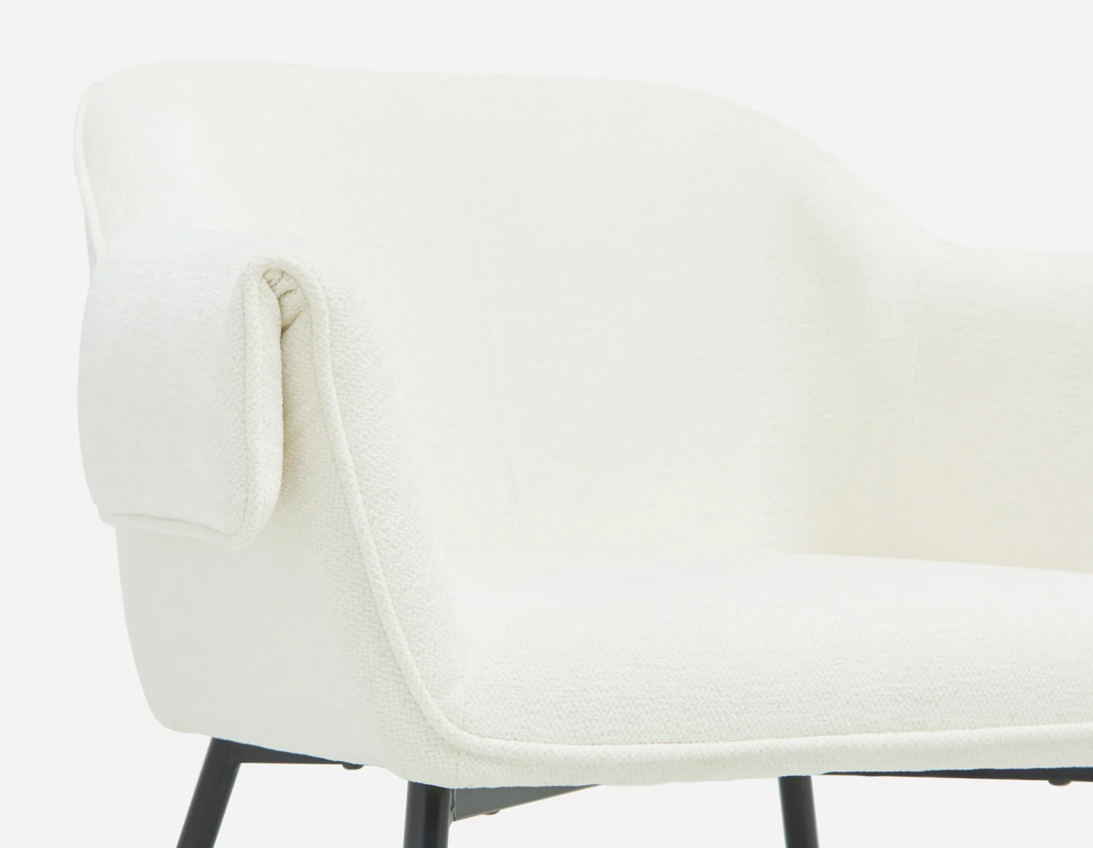 RALPH — Mid-century upholstered counter stool 66cm - Image 6