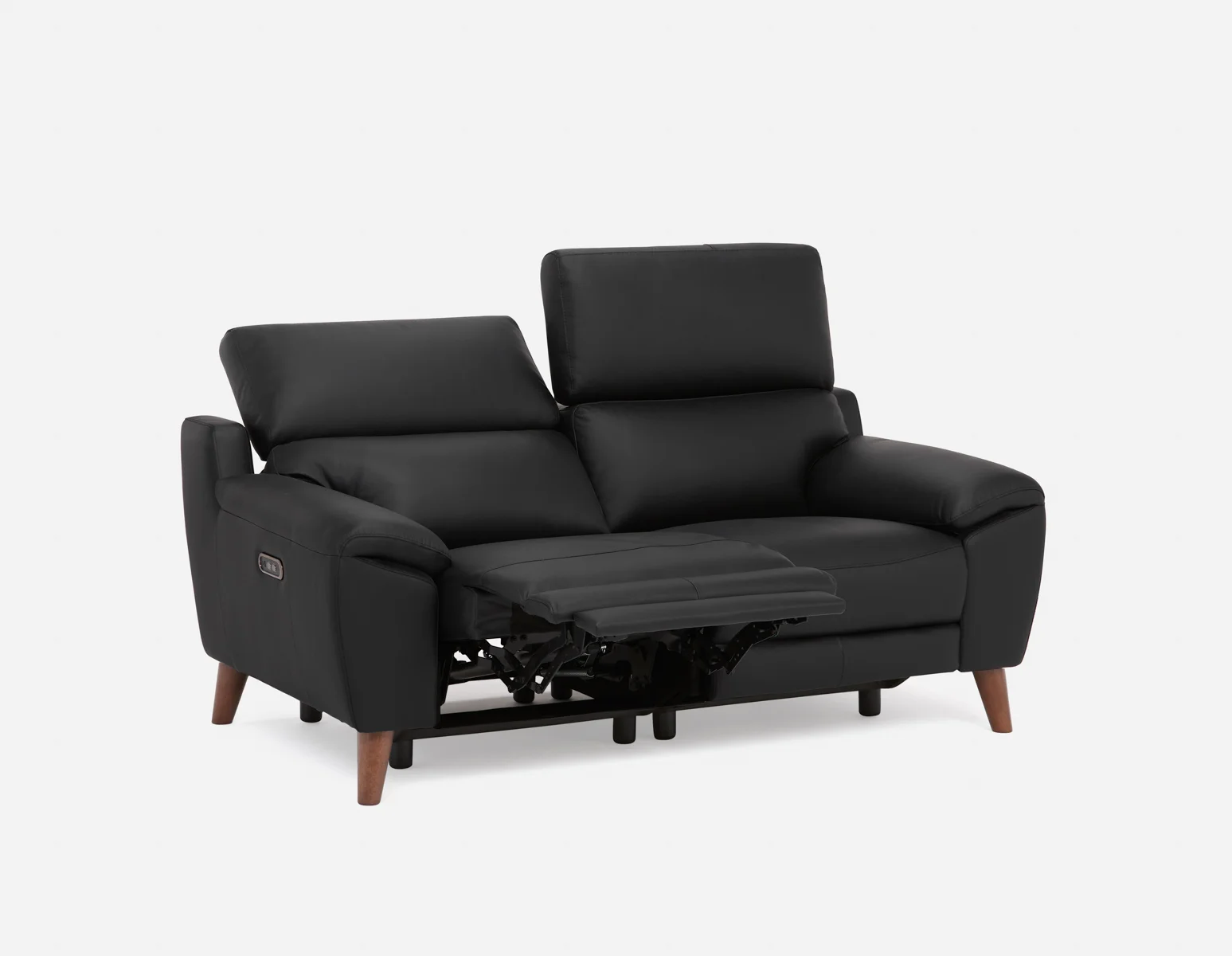 NILLIE — 100% leather power recliner contemporary loveseat (66-03-09-20) - Image 3