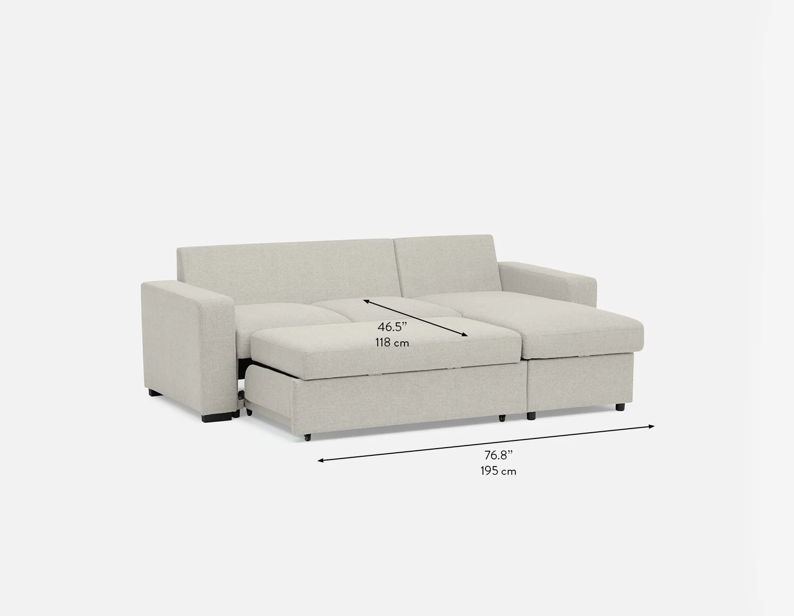 MARNIE — Contemporary interchangeable sectional sofa-bed with storage (73-29-20-95) - Image 16