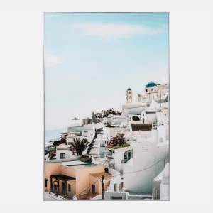 SANTORINI III — Framed giclée 100 cm x 150 cm