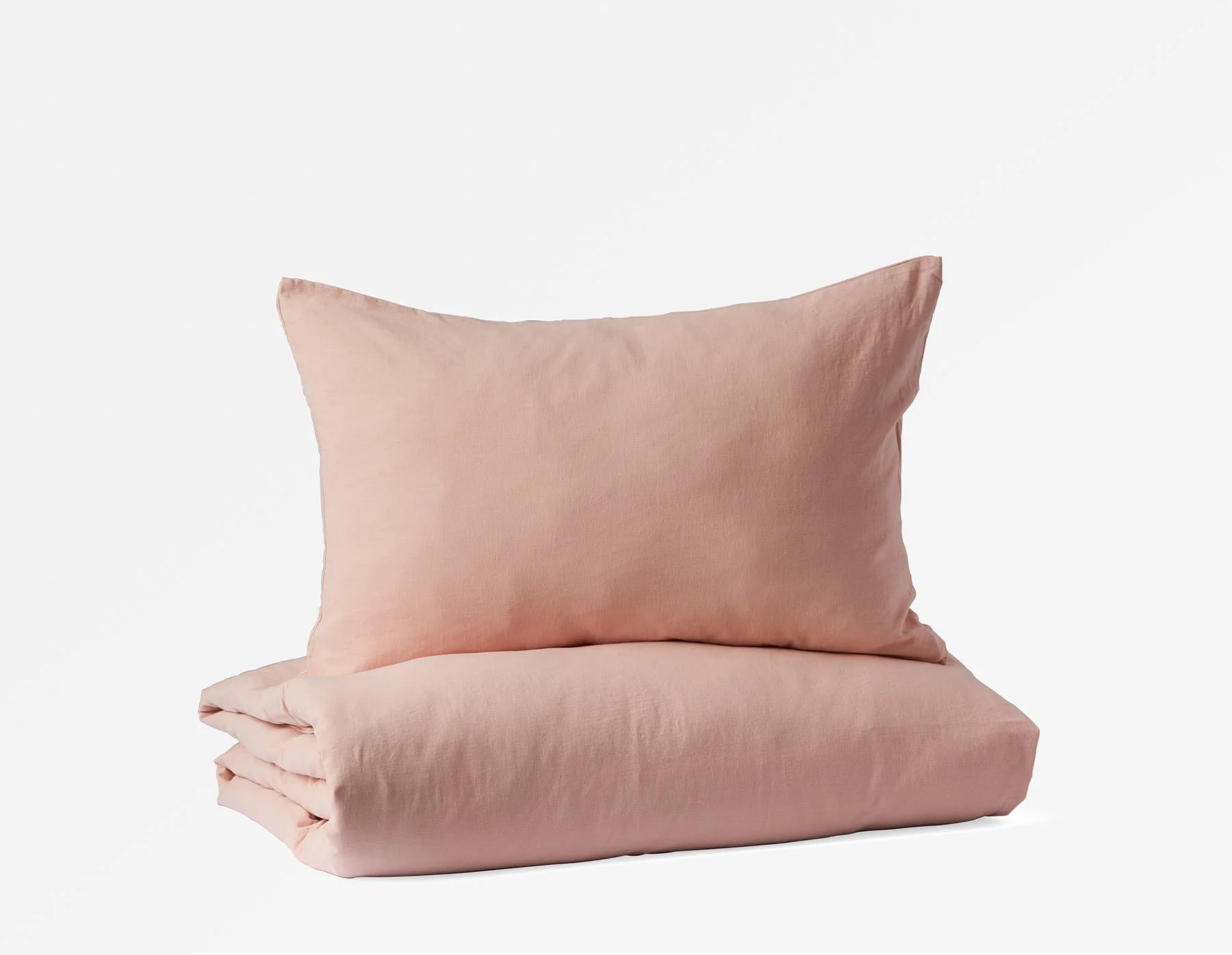 DEMI — 3-piece king linen duvet cover set