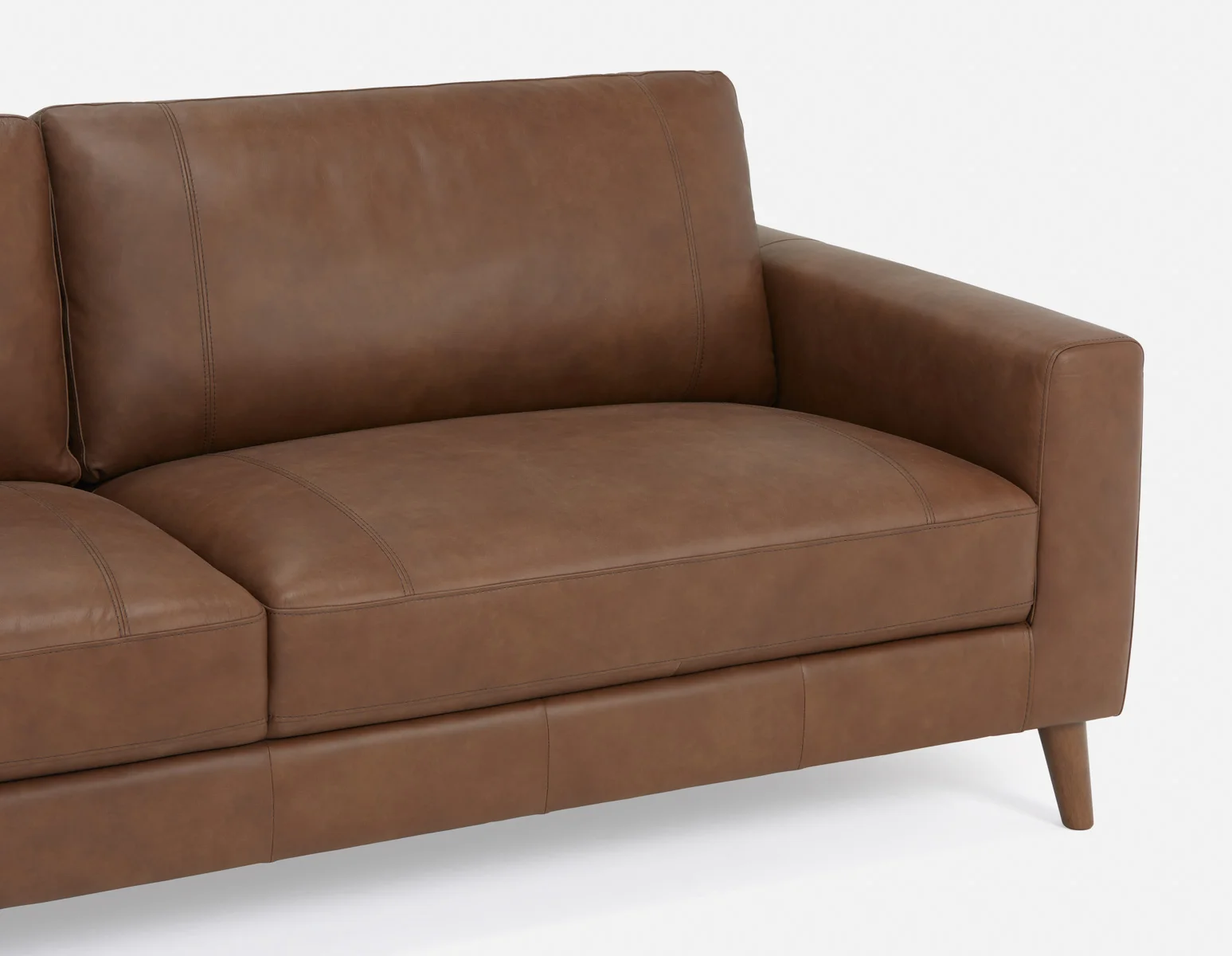 AMARI — 100% leather classic 3-seater sofa (30-26-64-67) - Image 8
