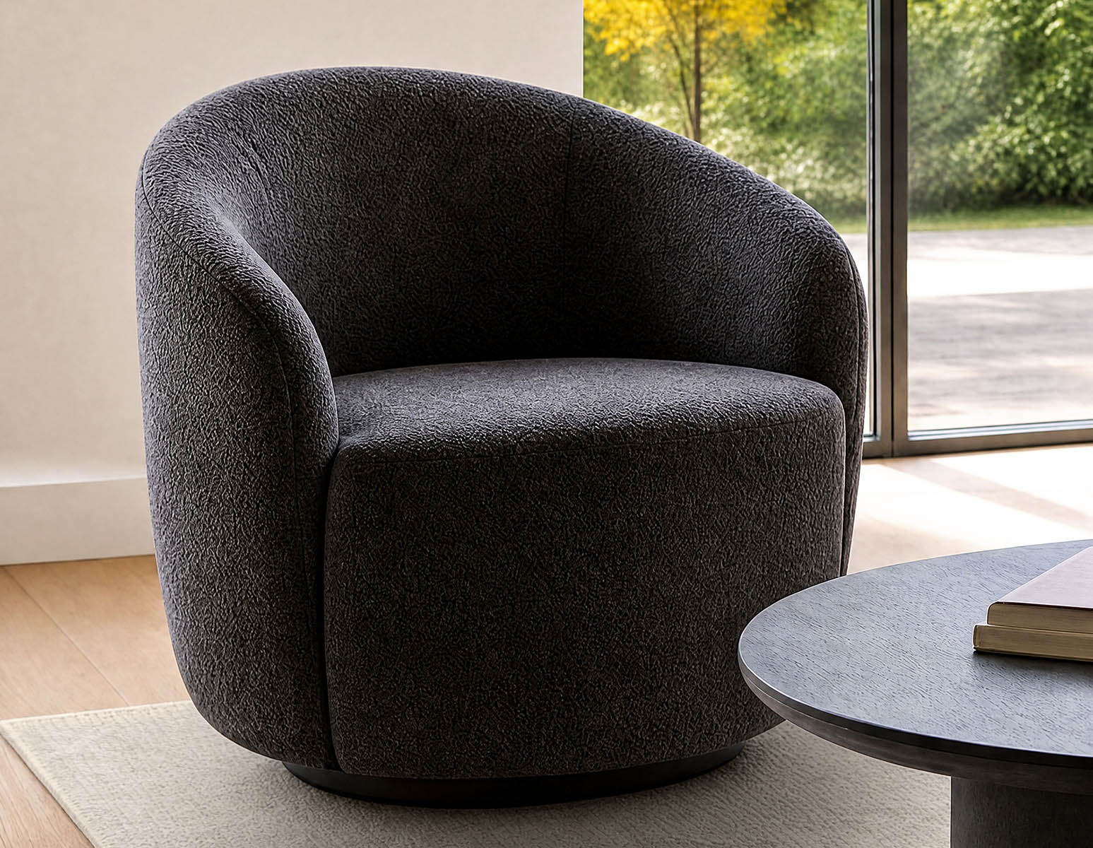 JANELLE — Swivel armchair (12-62-65-20)