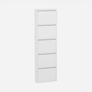 BERT — Modern 5-door shoe cabinet (16-71-37-10)