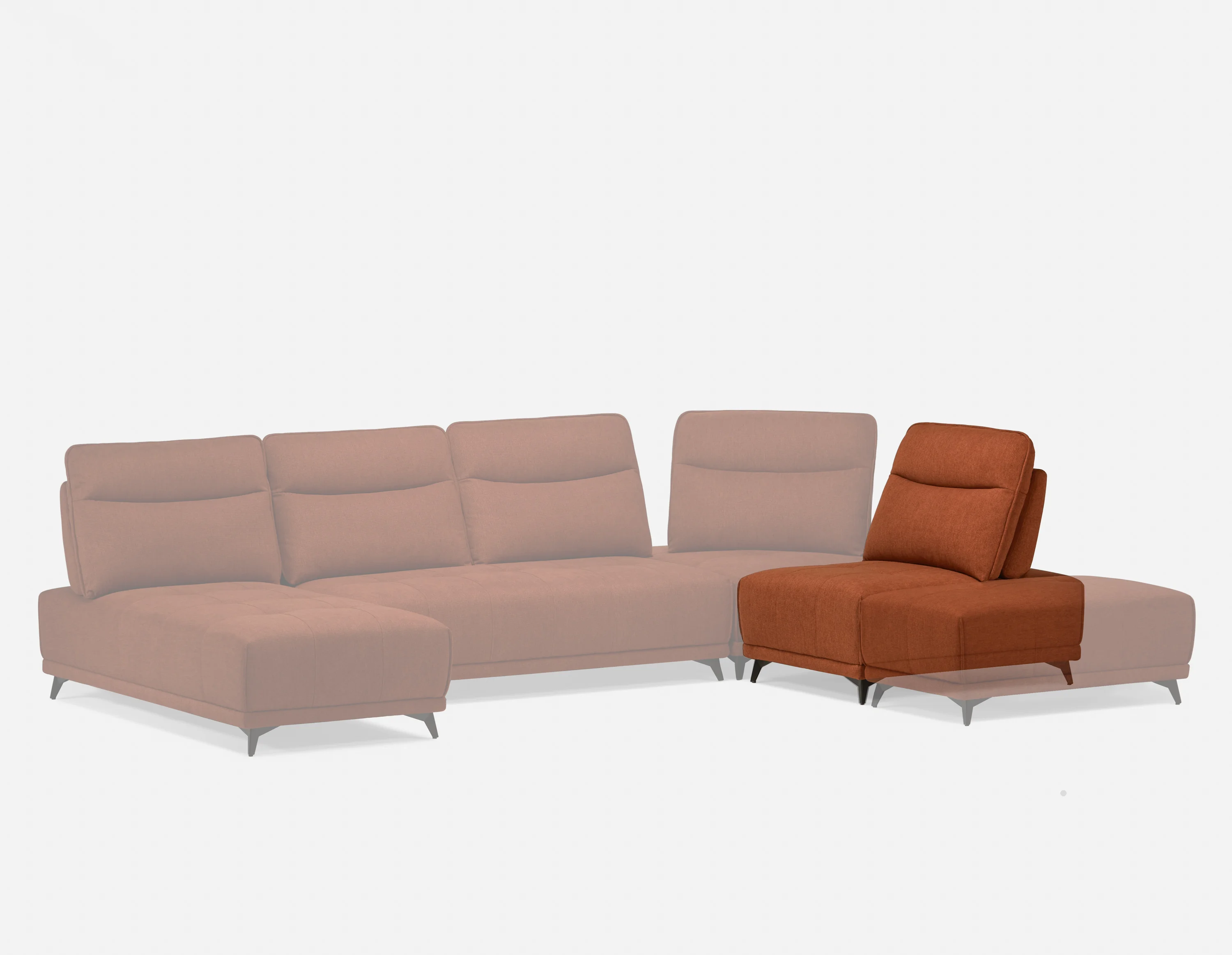 SIMON — Accent chair with adjustable backrest (91-39-00-45) - Image 2