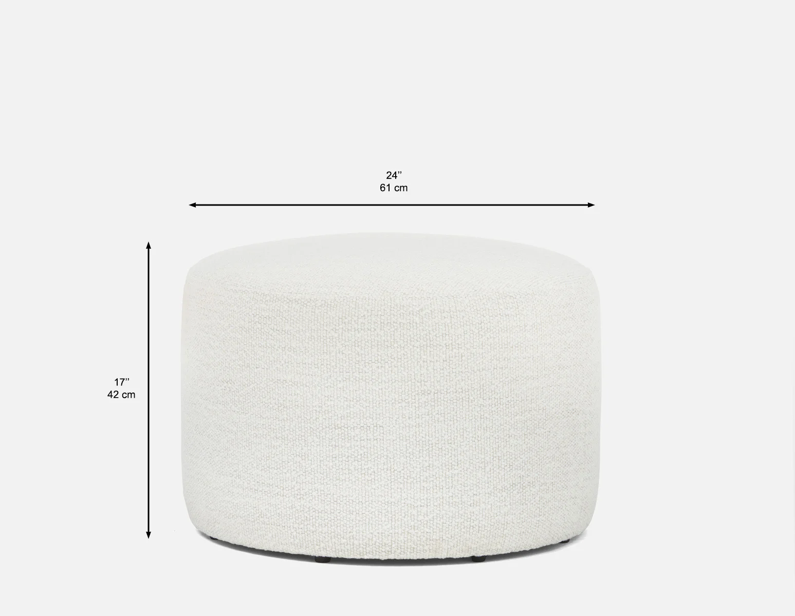 VASTO — Fabric ottoman - Image 5