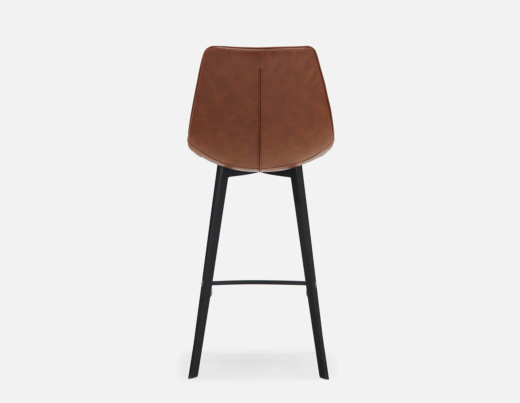 MALI — Mid-century modern bar stool with backrest 76 cm (55-54-87-96) - Image 5