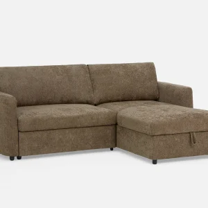 JANICE — Modern interchangeable storage sectional sofa-bed (87-17-27-96)