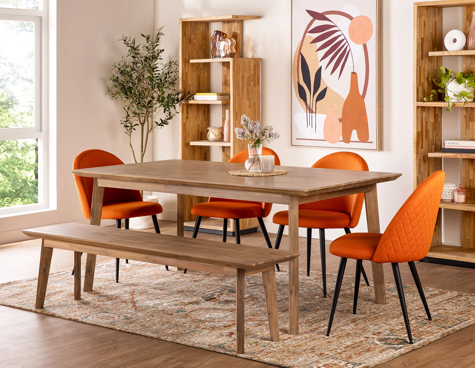 LAVAL — Contemporary dining chair (45-89-55-90)