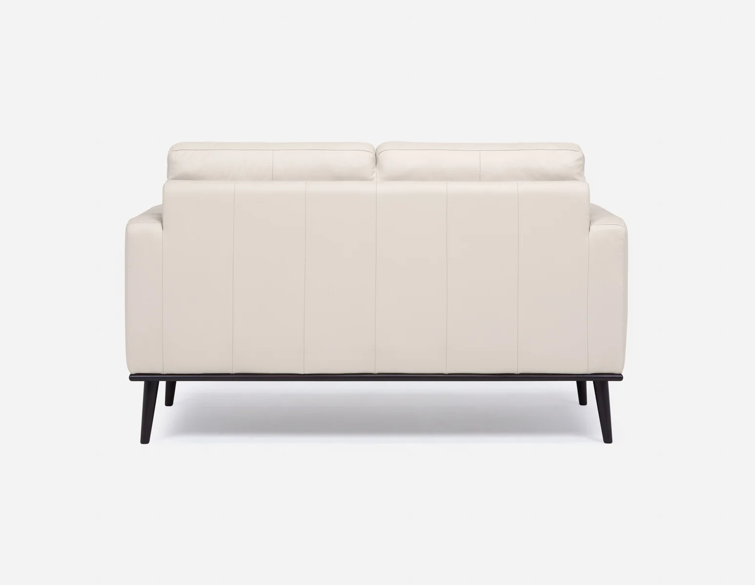 BETTA — 100% leather mid century loveseat (24-76-17-34) - Image 9