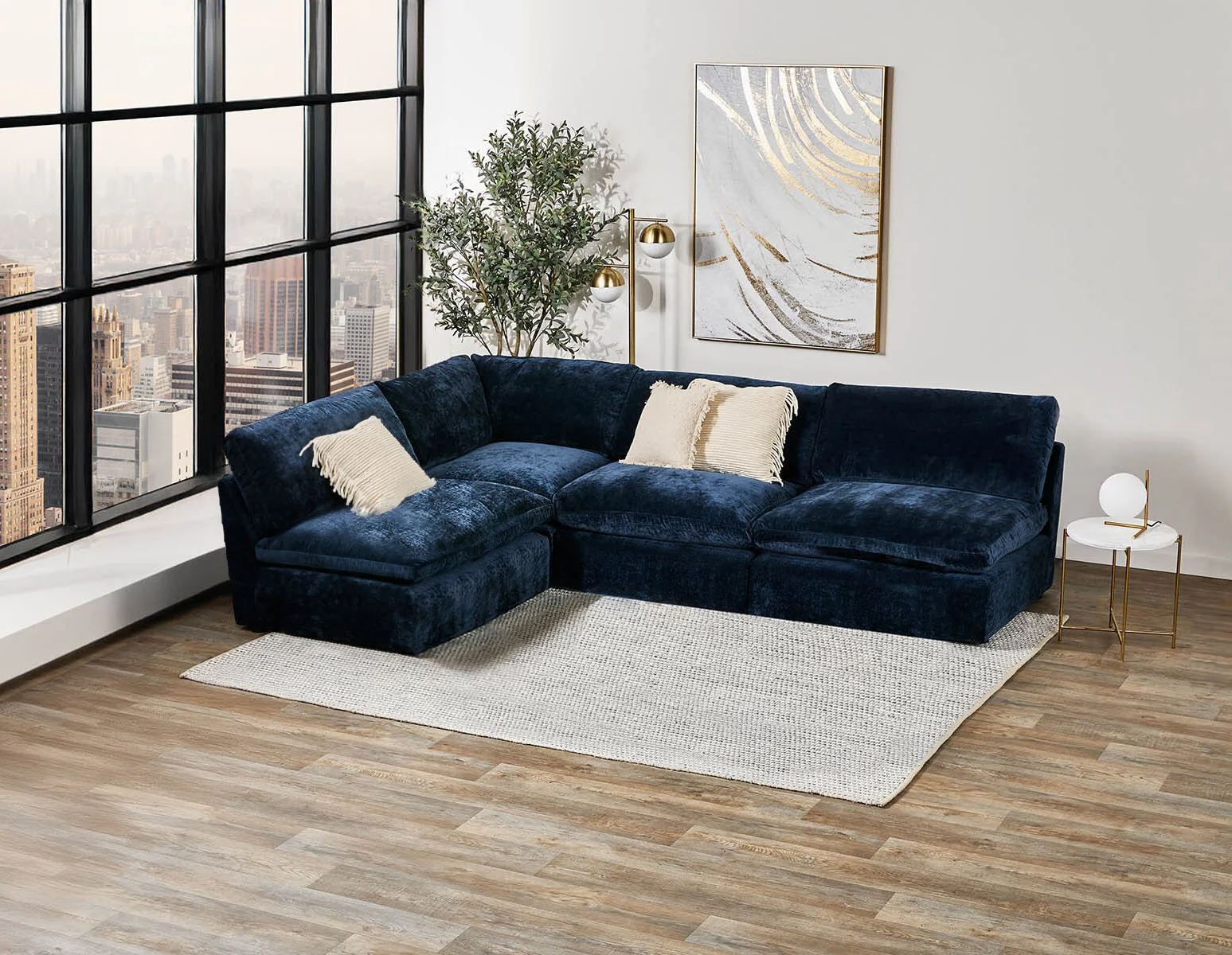 CHABLIS — 4-pc modular interchangeable sofa (88-73-69-60) - Image 6