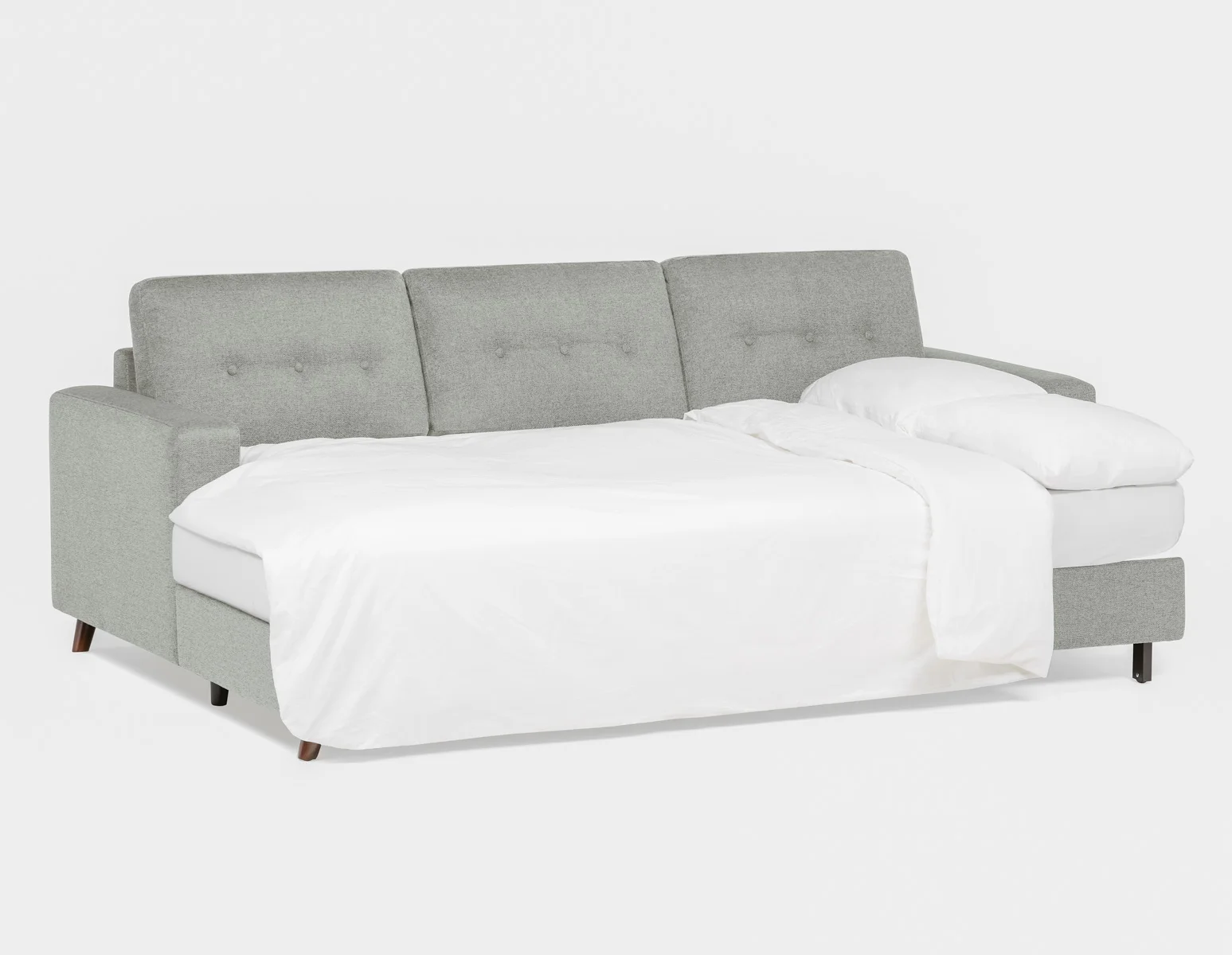 RENEE — Mid-century modern left-facing sectional sofa-bed with storage (91-23-69-30) - Image 8
