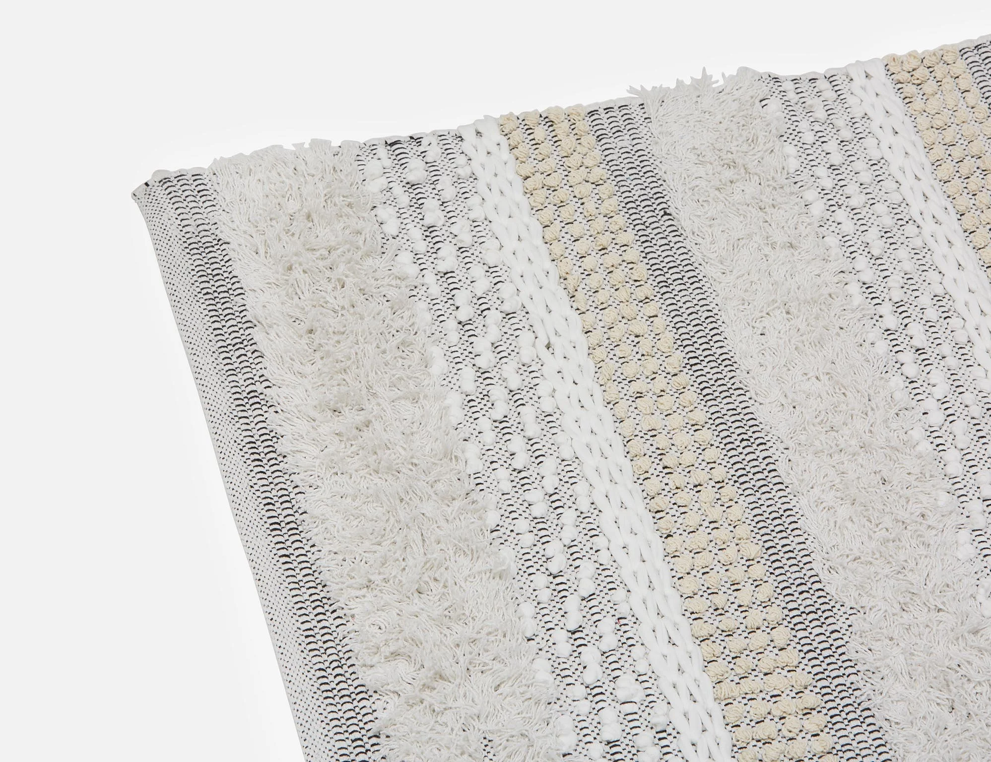 DANYA — Woven tufted cotton rug 5'x9' - Image 4