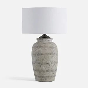 MISAKO — Cement base table lamp 60 cm height