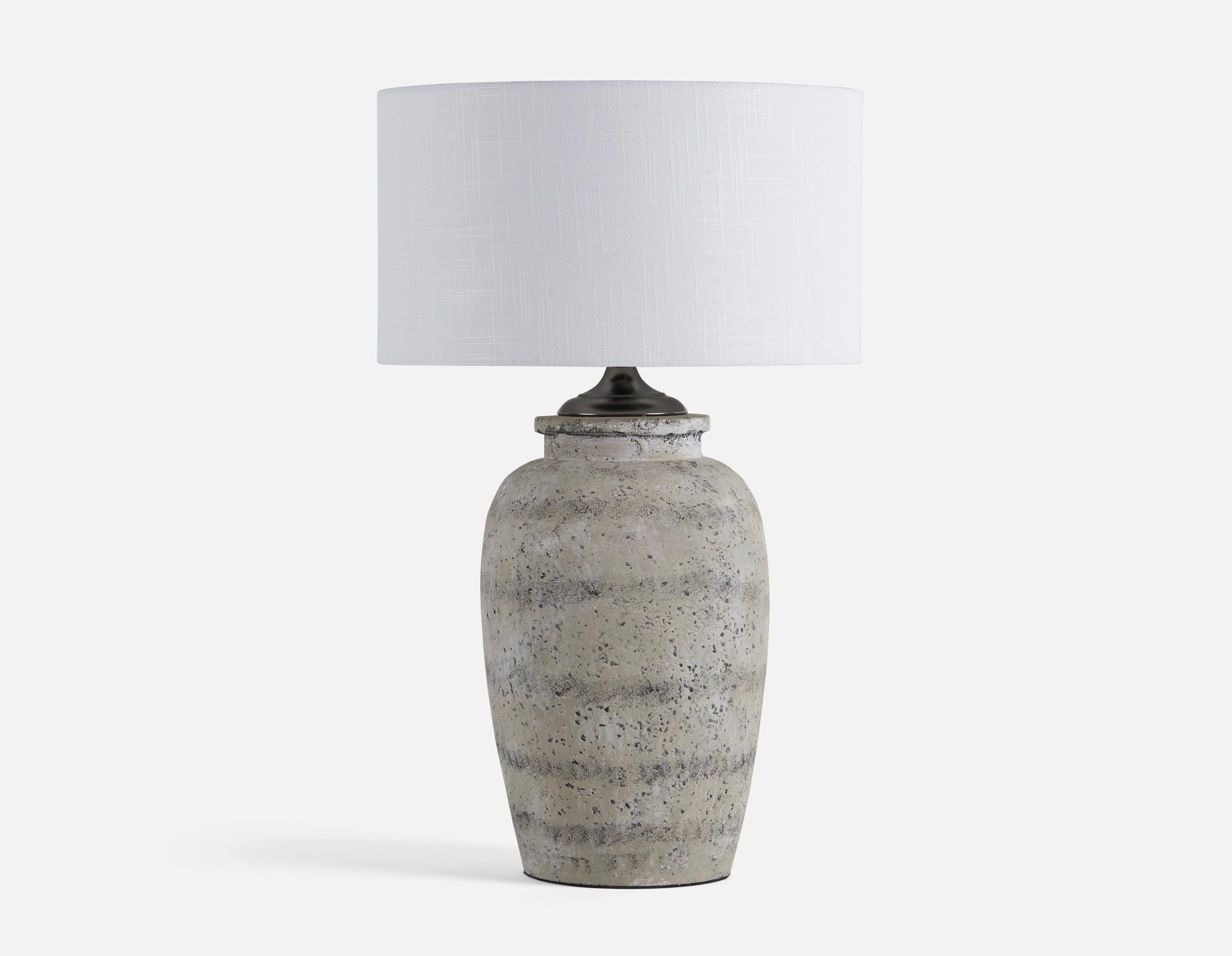 MISAKO — Cement base table lamp 60 cm height