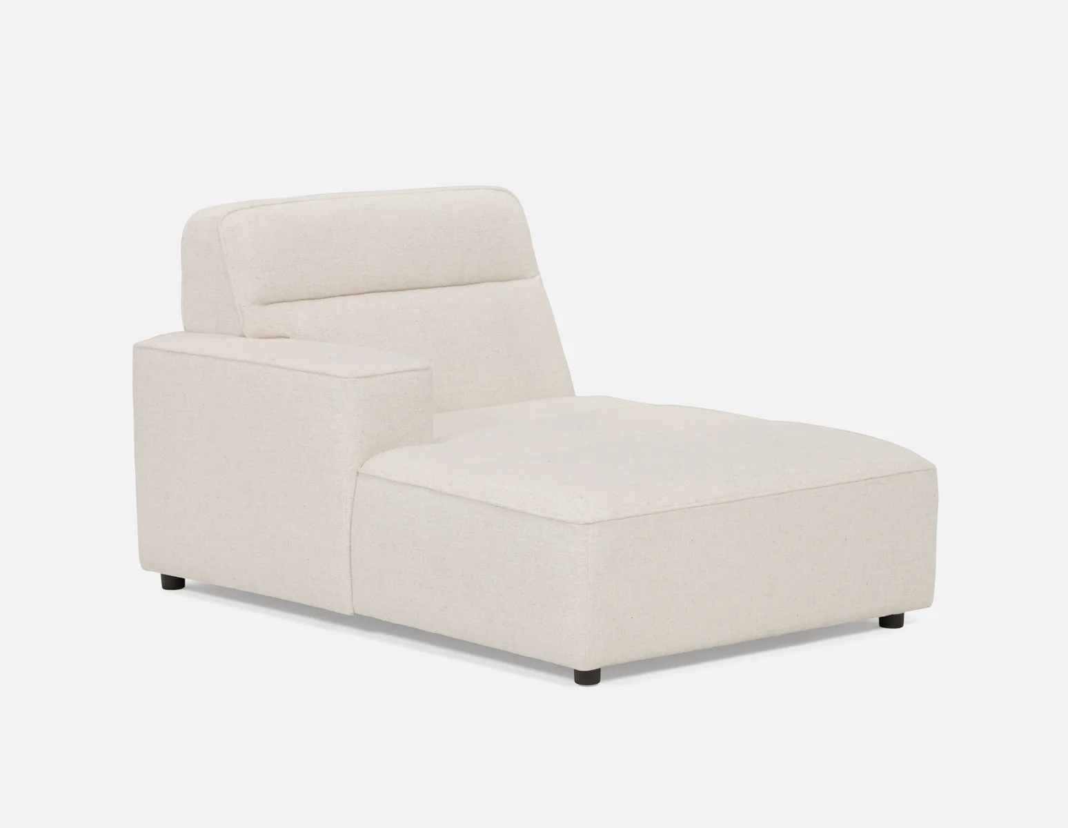 REVAN — Modern left-side modular lounge chair with arm customize to fit your space (95-09-25-46-D)