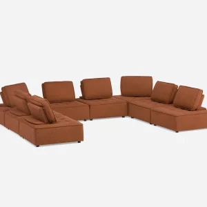 LEON — 8-pc modular interchangeable sofa (64-97-53-45)