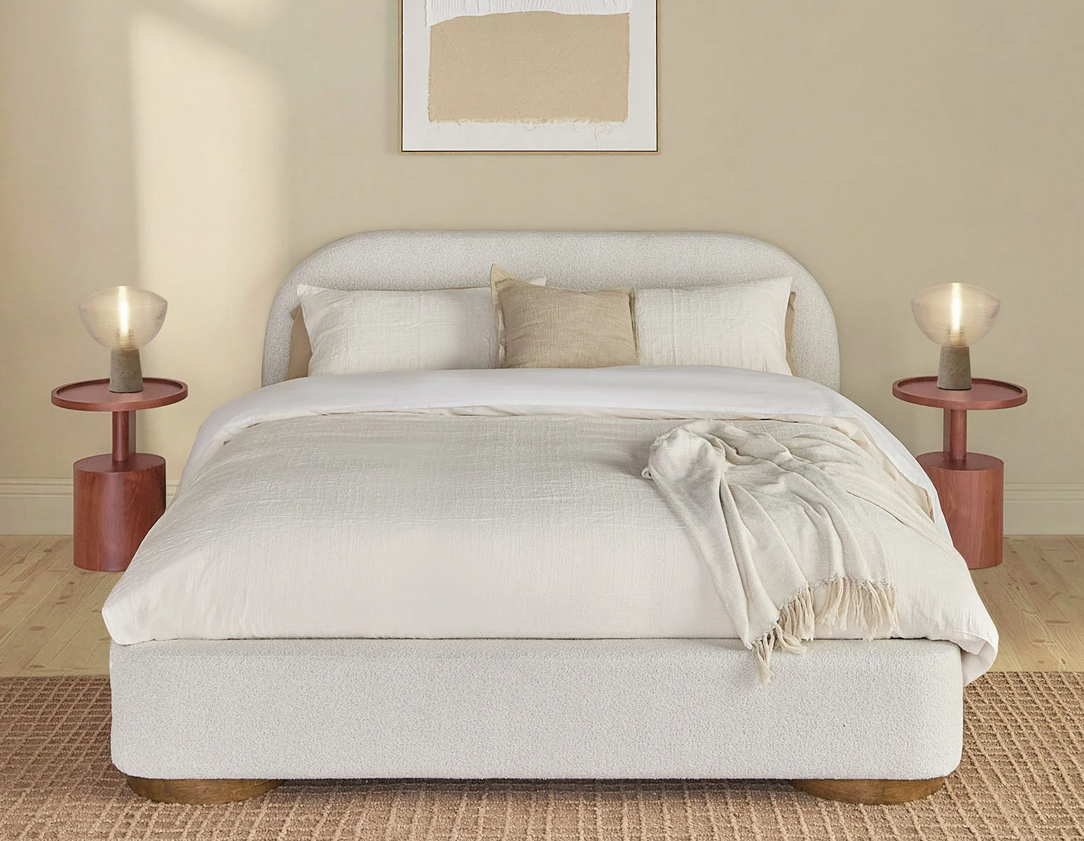 AURETTA — Modern contemporary upholstered king size bed - Image 15