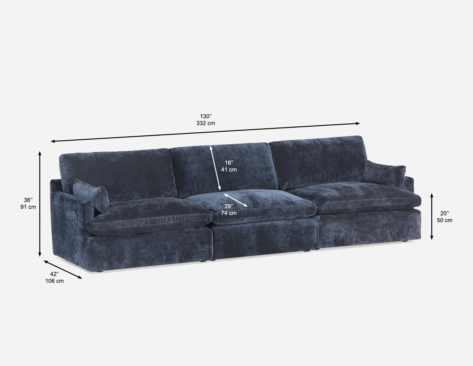 CHABLIS — 3-pc modular interchangeable sofa (02-23-84-60) - Image 6