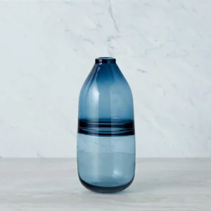 BLU — Glass vase 30 cm