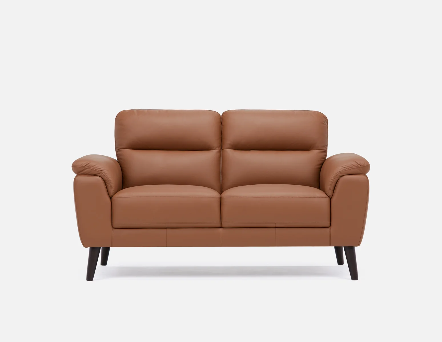 GAMARRA — 100% leather modern contemporary loveseat (72-10-78-31) - Image 2