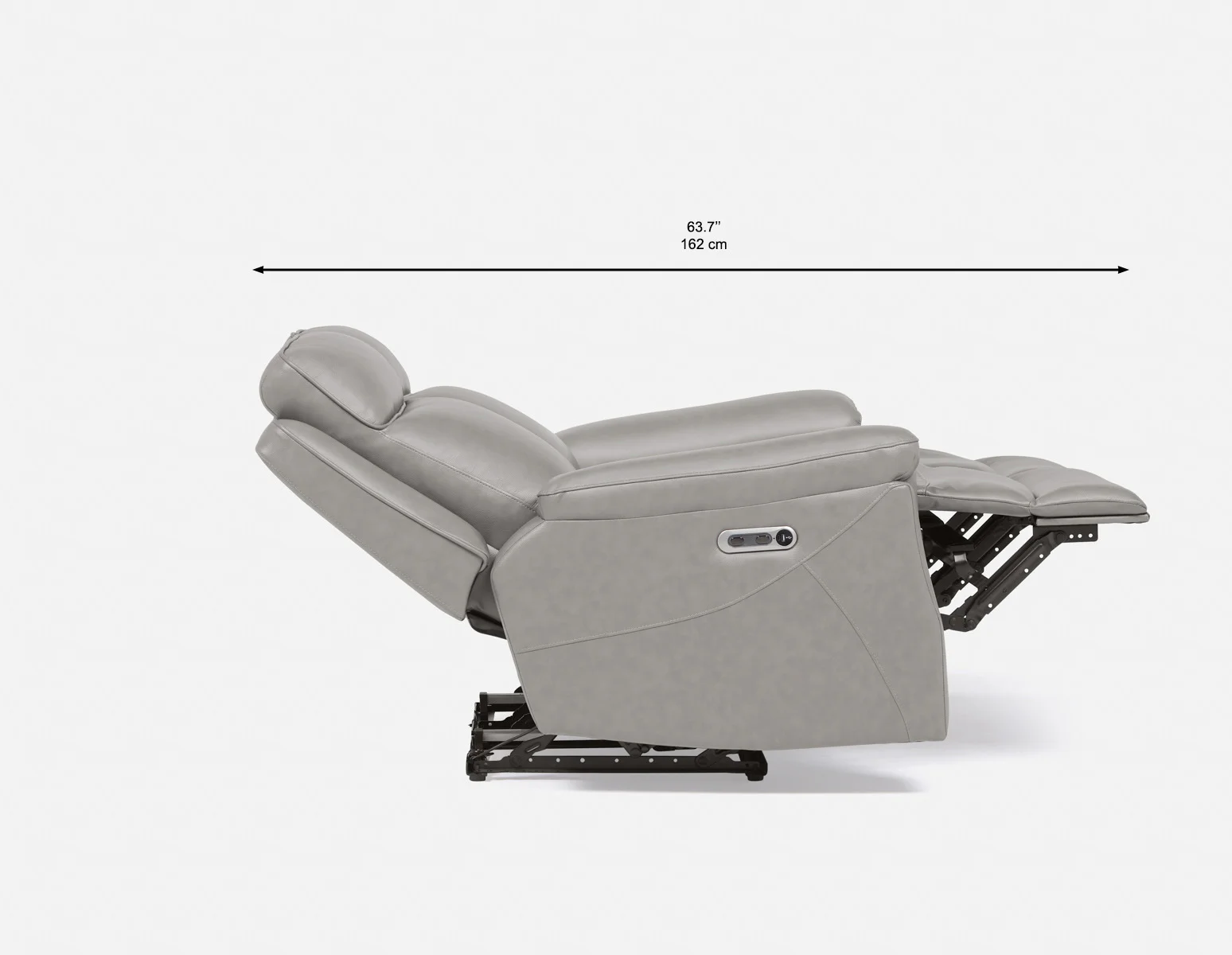 CARLOS — Leather power-reclining loveseat - Image 17