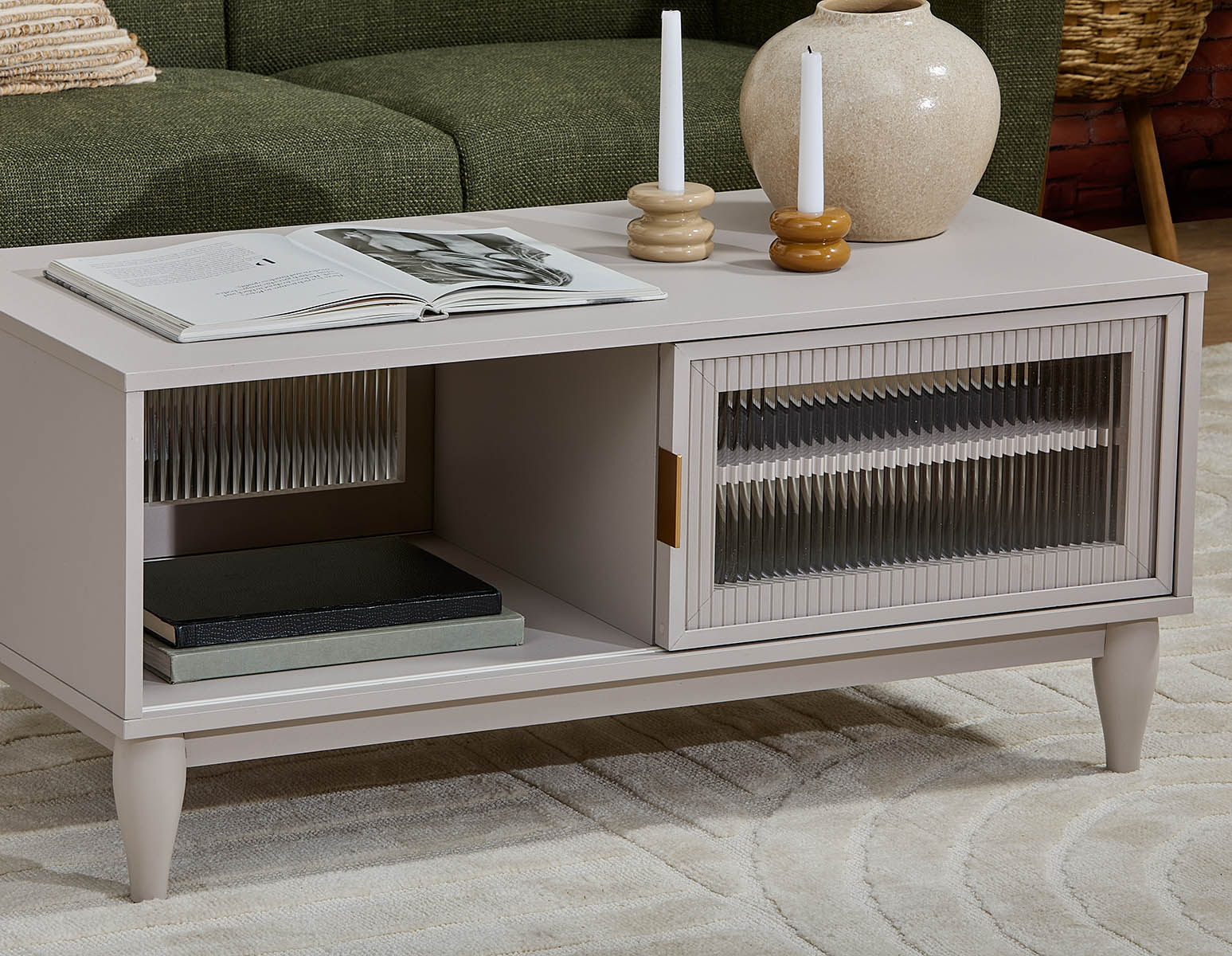 ALLESSIO — Modern contemporary coffee table with storage (00-88-74-93) - Image 15