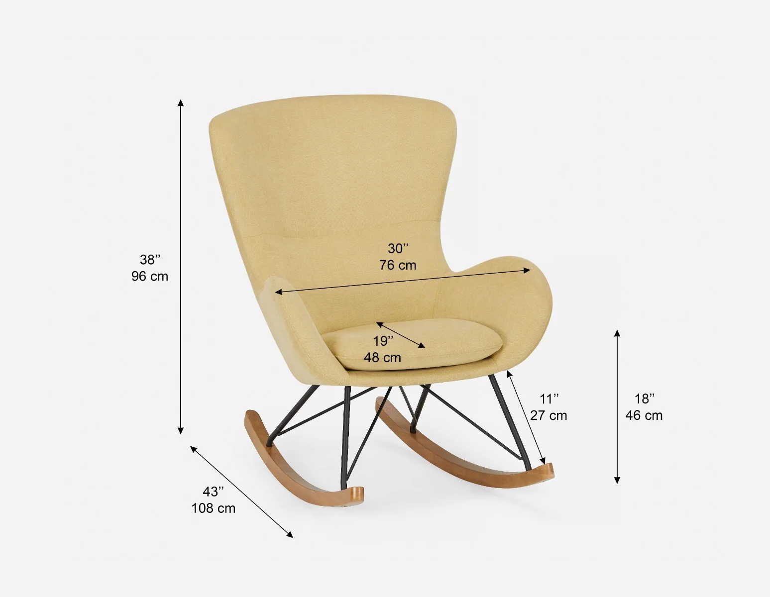 BENNET — Rocking armchair - Image 9