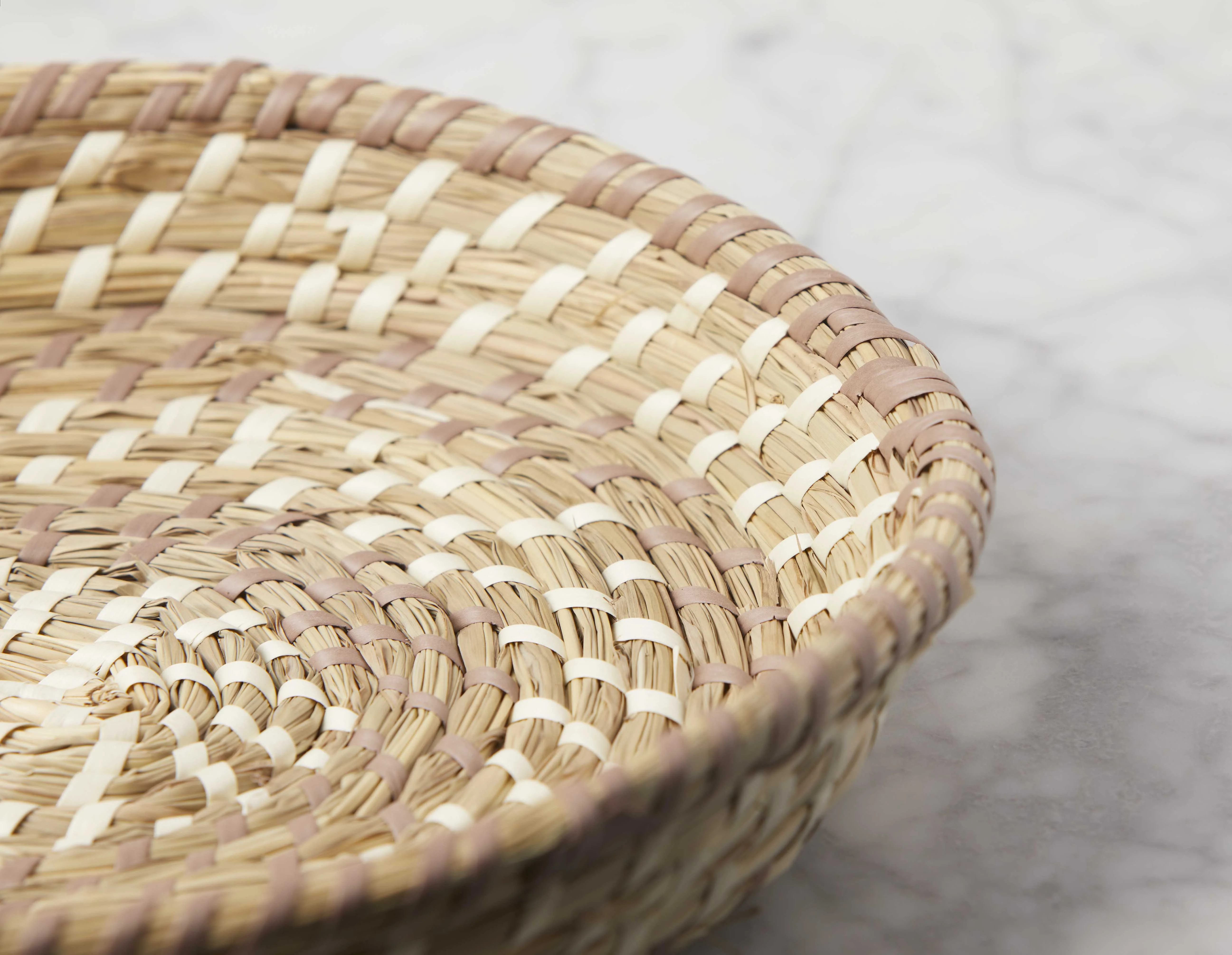 MARINE — Grass weaving tray 30 cm - Image 3