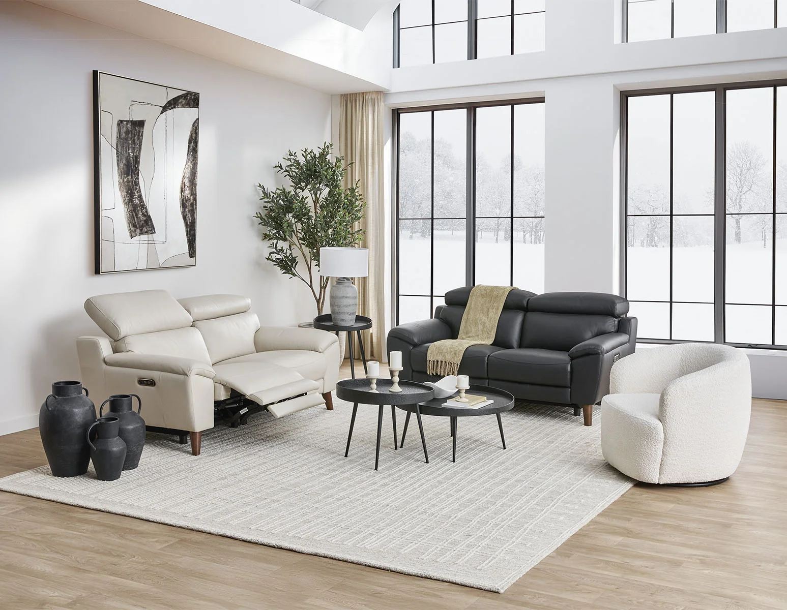 NILLIE — 100% leather power recliner contemporary loveseat (66-03-09-20) - Image 19