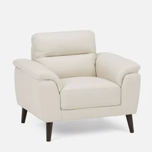 GAMARRA — 100% leather contemporary armchair (71-95-92-34-D)