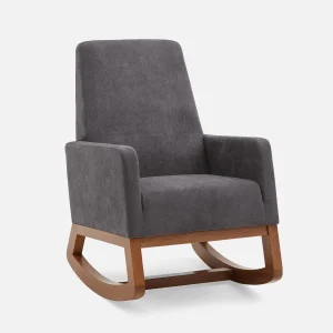 CEDRICK — Mid-century modern rocking armchair (45-46-33-33)