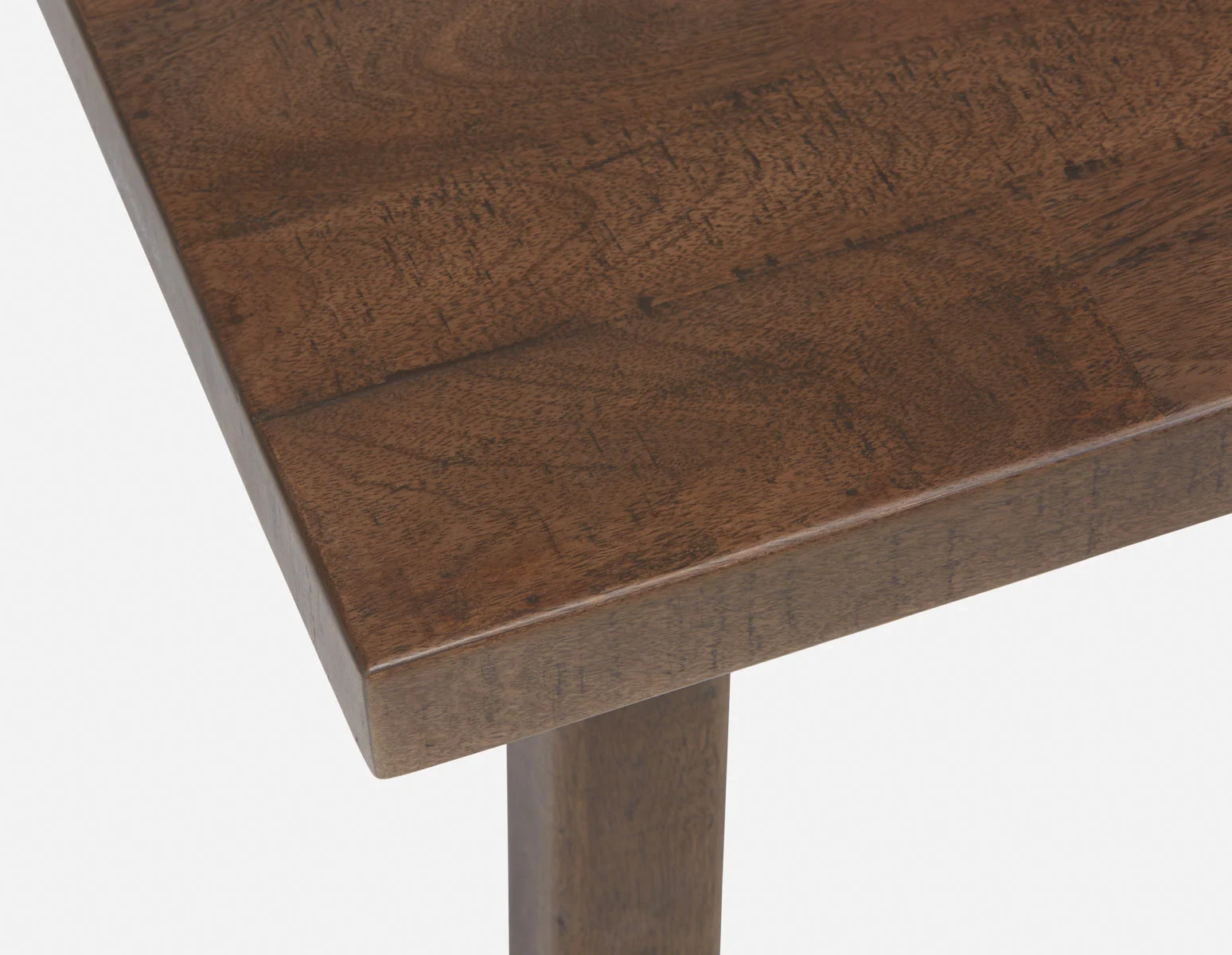 THESSALIA — Distressed solid mango wood coffee table 90 cm (15-88-67-96) - Image 5