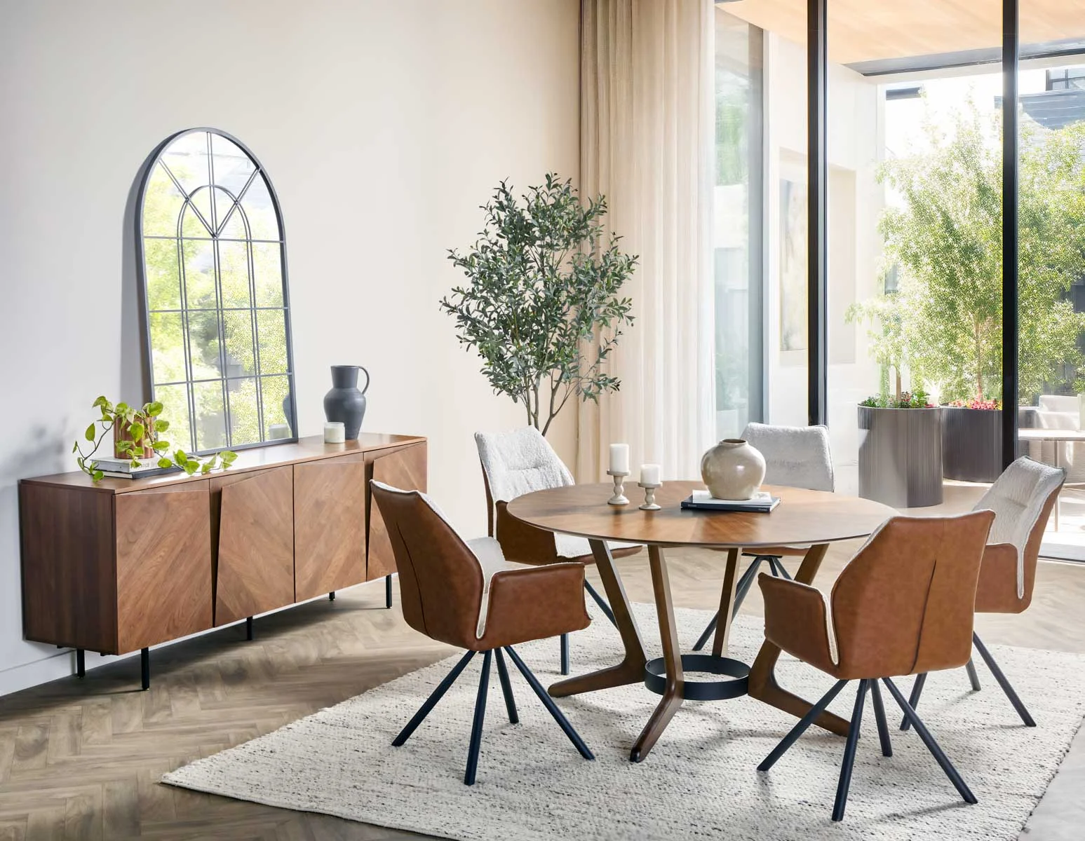 BYRON — Swivel dining armchair (50-85-82-46) - Image 11