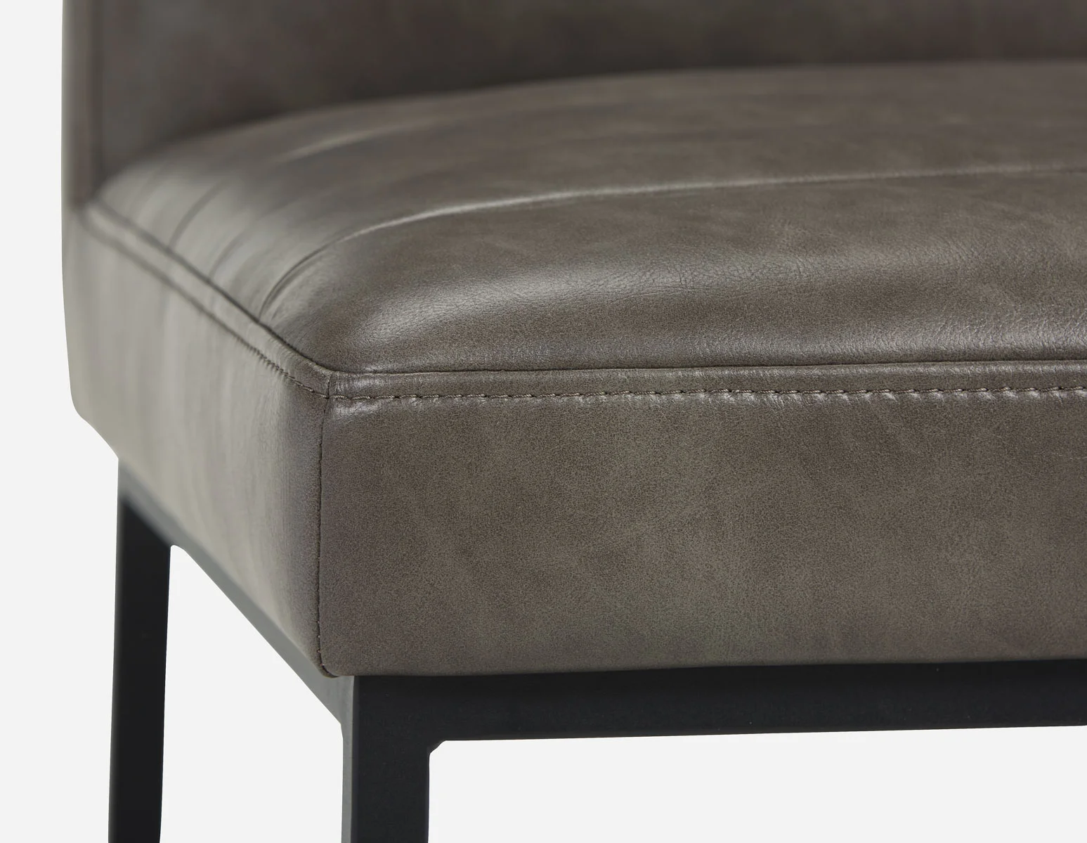 BARI — Synthetic leather dining chair (33-76-82-30) - Image 3