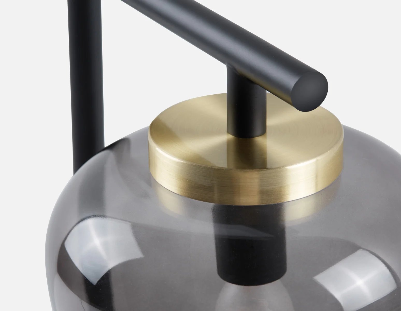 ILLUMI — Sculptural glass on stem modern table lamp 53cm - Image 5