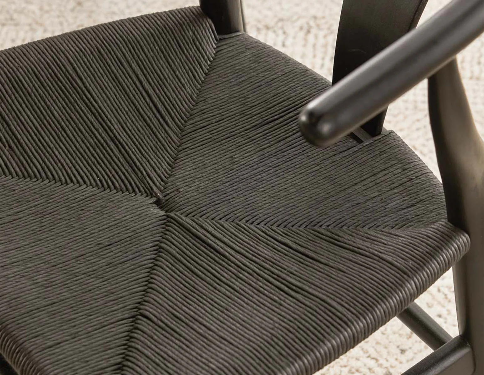 DENMARK — Beech wood and paper cord dining chair (70-01-11-20) - Image 11