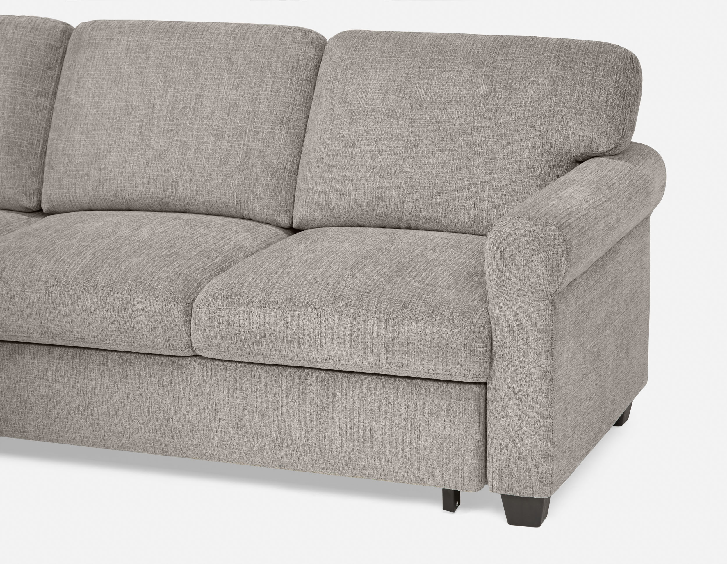 DELPHINE — Traditional left-facing sectional sofa-bed with storage (45-46-23-30) - Image 6