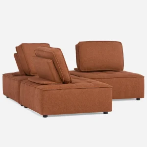 LEON — 3-pc modular interchangeable sofa (19-36-86-45)