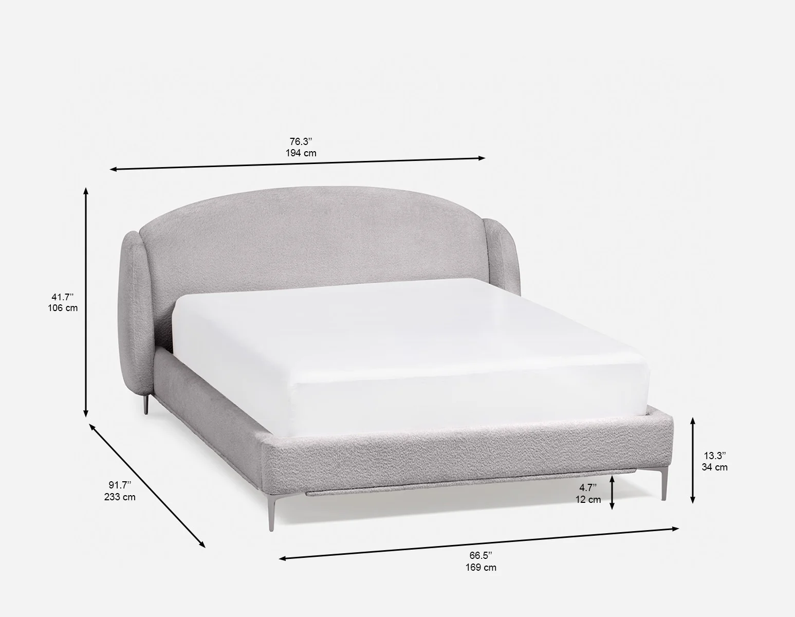 PORTLAND — Queen size bed (92-52-14-30) - Image 11