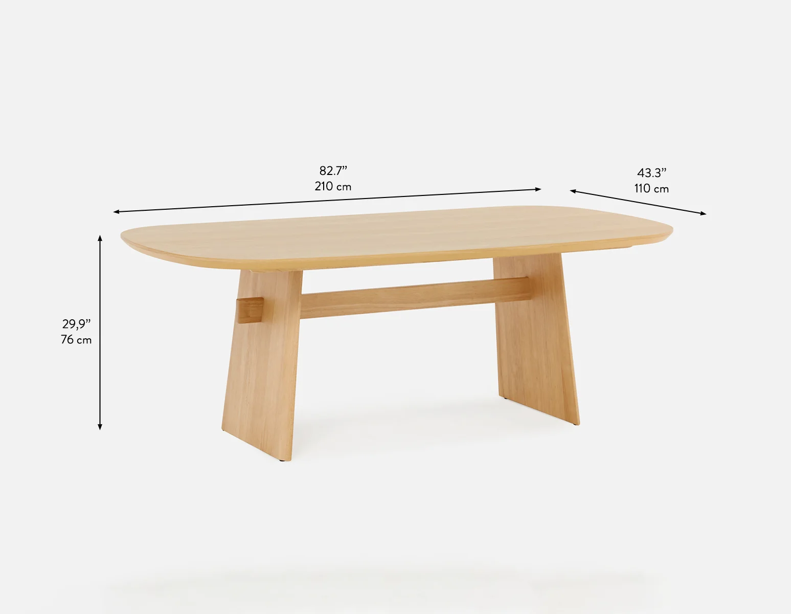SOLENE — Dining table 210 cm (68-24-23-04-D) - Image 10