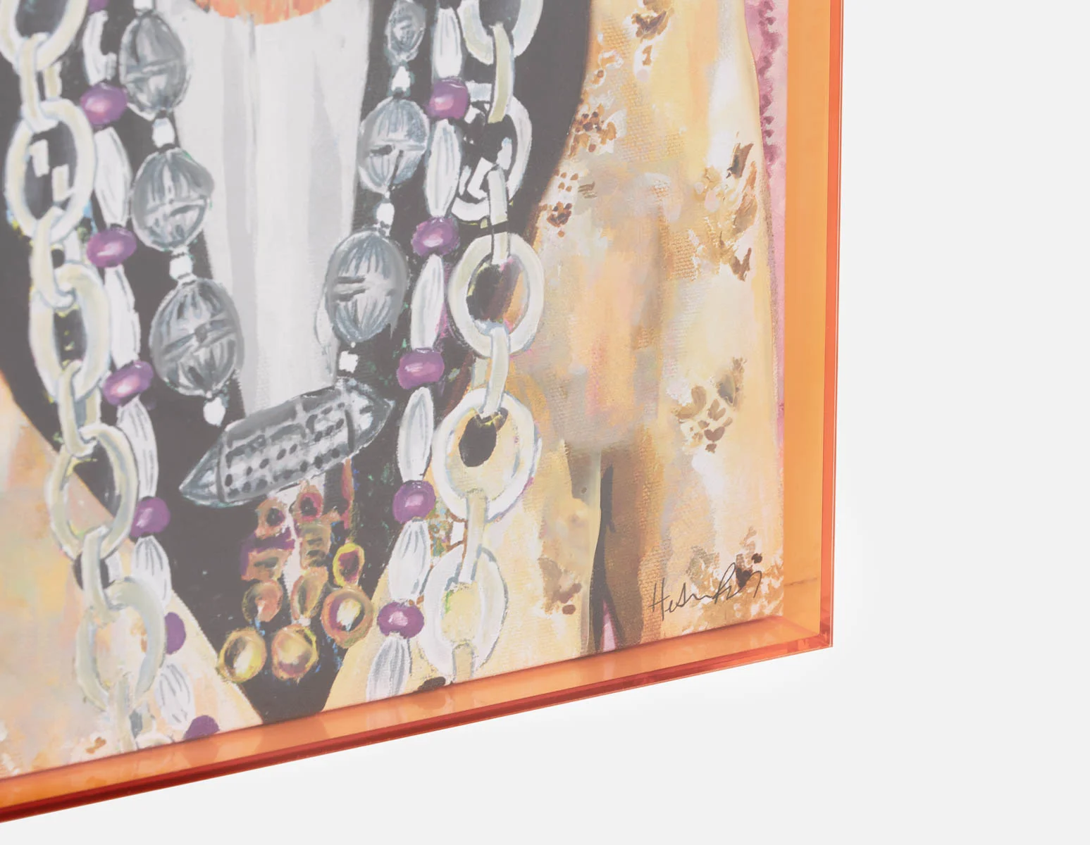 GOLDIE I — Acrylic shadow box art 45 x 60 cm - Image 3